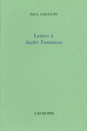 Lettres a André Fontainas