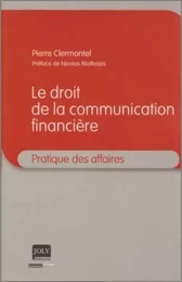 le droit de la communication financière