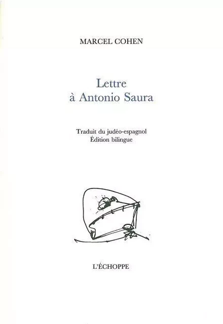 Lettre a Antonio Saura - Marcel Cohen - L'Échoppe