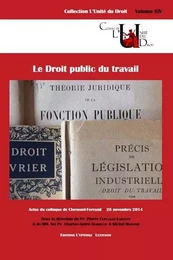 LE DROIT PUBLIC AU TRAVAIL