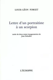 Lettre d'un Portraitiste