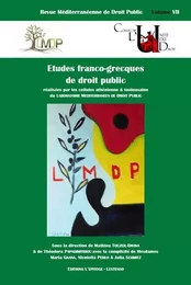 ETUDES FRANCO-GRECQUES DE DROIT PUBLIC