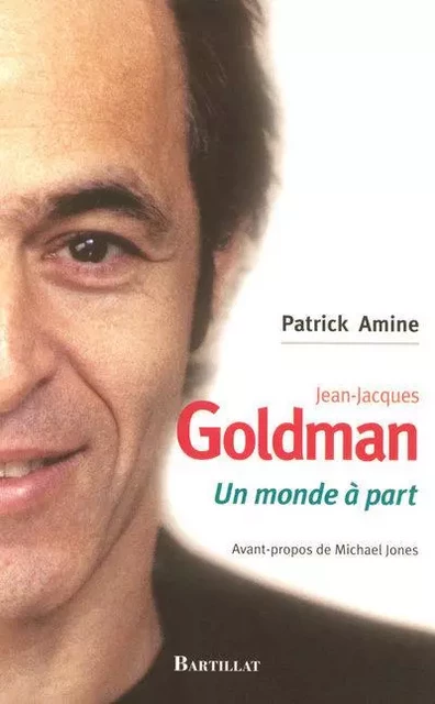 Jean-Jacques Goldman Un monde à part - PATRICK AMINE - Bartillat