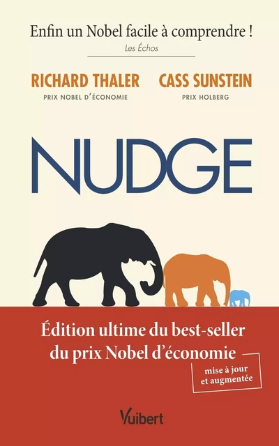 Nudge, édition mise à jour et augmentée - Cass Sunstein, Cass. R. Sunstein, Richard H. Thaler - VUIBERT