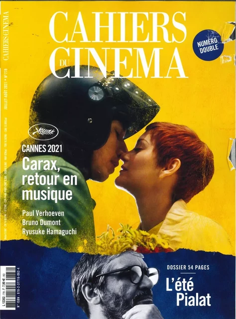 Cahiers du cinéma n°778 - spécial Cannes - Juillet/Août 2021 -  Collectif - CAHIERS CINEMA