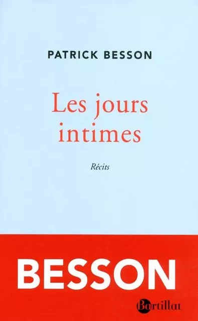 Les jours intimes -  Collectif - Bartillat