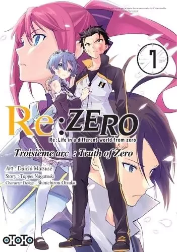 Re : Zero Arc 3 T07 - Tappei Nagatsuki - EDITIONS OTOTO