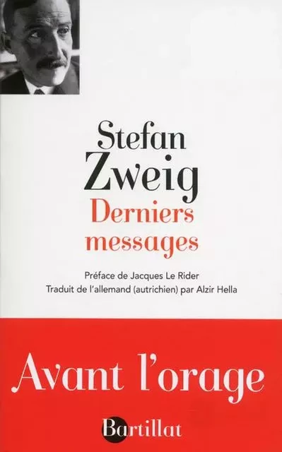 Derniers messages - Stefan Zweig - Bartillat