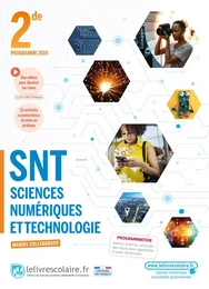 Sciences Numériques et Technologie 2nde, manuel élève, édition 2021