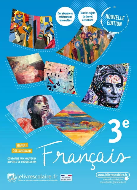 Français 3e, manuel papier, édition 2021 -  Lelivrescolaire.fr - LELIVRESCOLAIRE