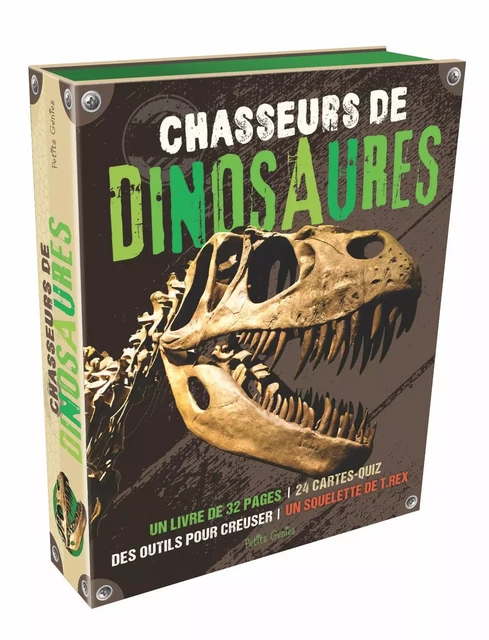 Chasseurs de dinosaures - Maud Brougere, Claire Chabot - PETITS GENIES