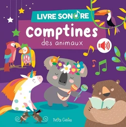 Livre sonore Comptines  DES ANIMAUX