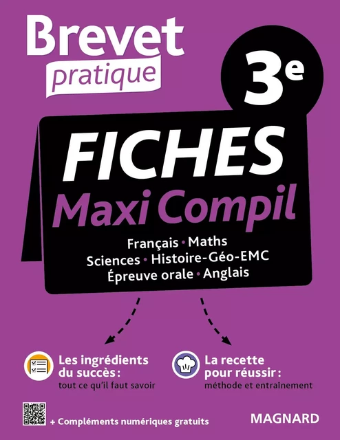 Brevet Pratique Maxi-Compil de fiches la totale 3e Brevet 2024 - Sylvie Coly, Stéphane Renouf, Nadine Daboval, Adeline Maulévrier, Marion Leruste, Camille Nicol, Marc REYNÉS MOLERO - MAGNARD