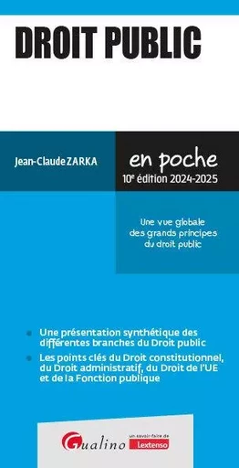 Droit public - Jean-Claude Zarka - GUALINO