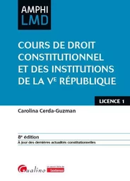 Cours de droit constitutionnel et institutions de la Ve République