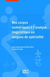 Des corpus numériques à l'analyse linguistique en langues de spécialité