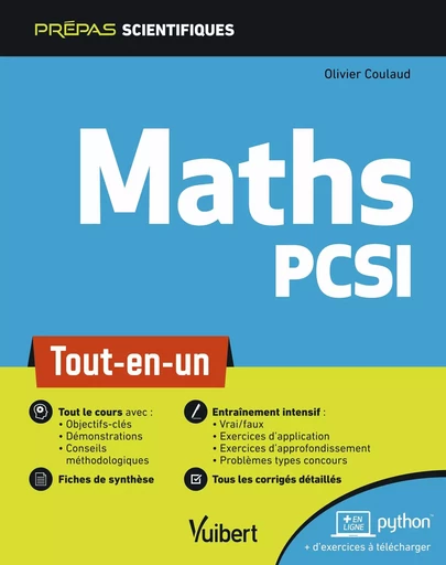 Mathématiques PCSI - Olivier Coulaud - VUIBERT