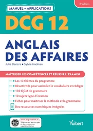 DCG 12 - Anglais des affaires : Manuel et Applications