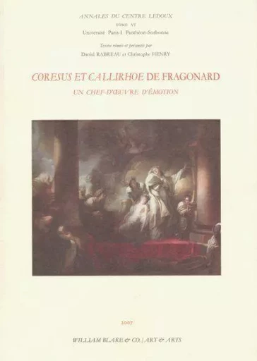 Coresus et Callirhoe de Fragonard -  Collectif - William Blake & Co.