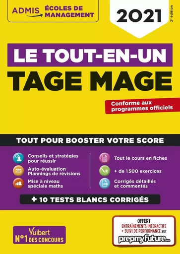 Tage Mage -  Le tout-en-un - Avec PrepMyFuture - Sébastien Drevet, Dominique Dumas, Glen Grainger - VUIBERT