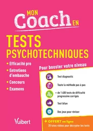 Mon coach en Tests psychotechniques - Avec 20 tutos offerts