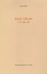 Paul Celan et le corps juif