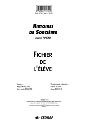 HISTOIRES DE SORCIERES - FICHIER