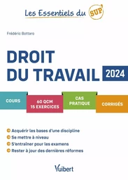 Les Essentiels du Sup : Droit du travail 2024