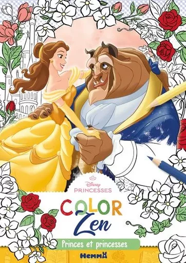 Disney Princesses - Color Zen - Princes et princesses -  Collectif - Hemma