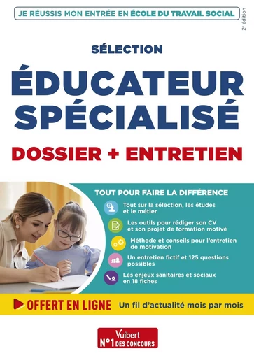 Sélection éducateur spécialisé - Dossier et entretien - Fil d'actu offert - Marion Gauthier - VUIBERT