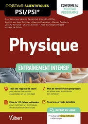 Physique PSI/PSI* - Entraînement intensif - Conforme au nouveau programme