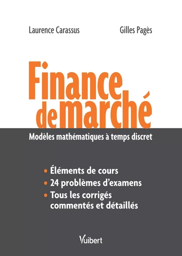 Finance de marché - Gilles Pagès, Laurence Carassus - DE BOECK SUP