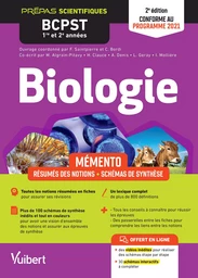 Mémento de Biologie BCPST 1re et 2e années