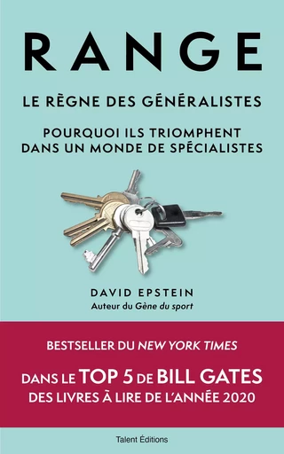 Range : Le règne des généralistes - David Epstein - TALENT EDITIONS