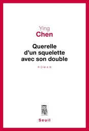 Cadre rouge Querelle d'un squelette avec son double