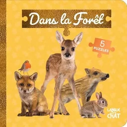 Bébé touche-à-tout - Mon livre puzzle - Dans la forêt