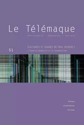 LE TELEMAQUE, N  51/2017. LECTURES ET USAGES DE PAUL RICOEUR : L'IDEN