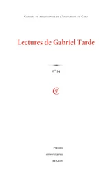 CAHIERS DE PHILOSOPHIE DE L'UNIVERSITE DE CAEN, N  54/2017. LECTURES