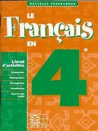 Le Français en 4e / Livret d'activités