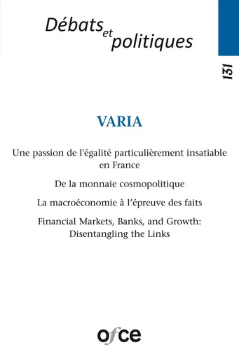 N°131 - Varia -  Collectif - OFCE