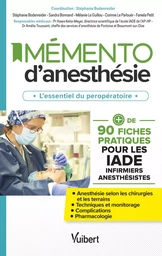 Mémento d’anesthésie