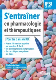 S'entraîner en pharmacologie et thérapeutiques - IFSI UE 2.11