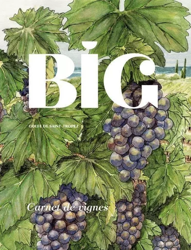 BIG – SAINT-TROPEZ N°5 / Carnet de vignes - Lisa Vignoli, Paul Saint Bris, Benoît Schupp, Aleth Mandula, Jean-Michel Ucciani, Olivier Merrichelli, David Giancatarina, Romy Ducoulombier, Sandrine Léon, Caroline Bindel - BIM EDITION