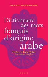 Dictionnaire des mots français d'origine arabe