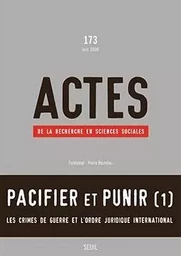 Actes de la recherche en sciences sociales, n°173