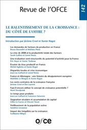 N° 142 - LE RALENTISSEMENT DE LA CROISSANCE : DU CÔTÉ DE L'OFFRE ?