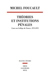 Hautes Etudes Théories et institutions pénales