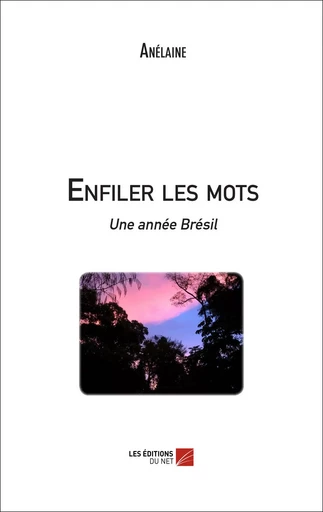 Enfiler les mots -  Anélaine - Les Editions du Net