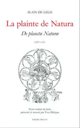 LA PLAINTE DE NATURA