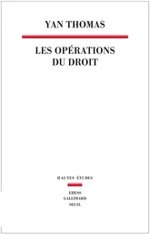 Hautes Etudes Les Opérations du droit